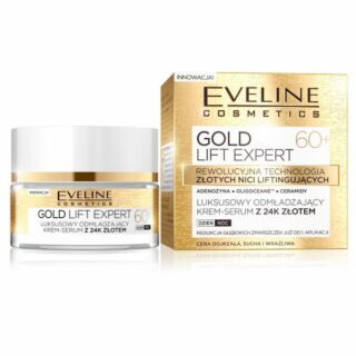 EVELINE Gold lift Expert fiatalító krém-szérum 60+