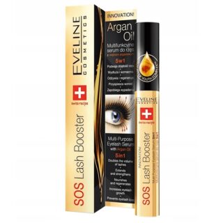 EVELINE SOS Lash Booster serum para pestañas, con aceite de argán 5 en 1 - 10 ml