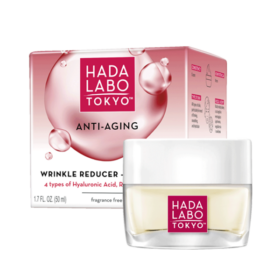 HADA LABO TOKYO Anti-aging dagcreme trænger ind i huden på få sekunder og giver dyb, intens fugt.